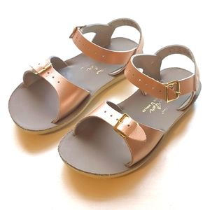 Salt Water Sun-san Surfer Sandal Rose Gold Size 12